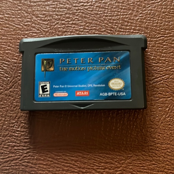 Nintendo GBA Peter Pan The Motion Picture game. Gameboy Advance - Picture 1 of 2